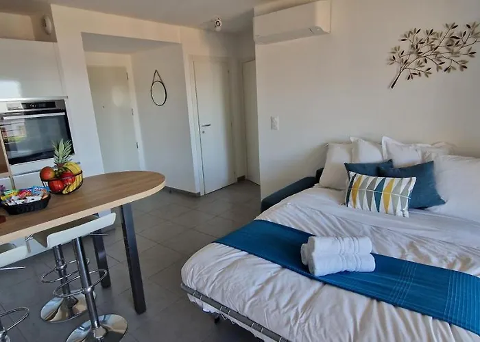 T2 Fronte Di Mare De Standing En Bord De Et Du Centre Du Village De Apartment *